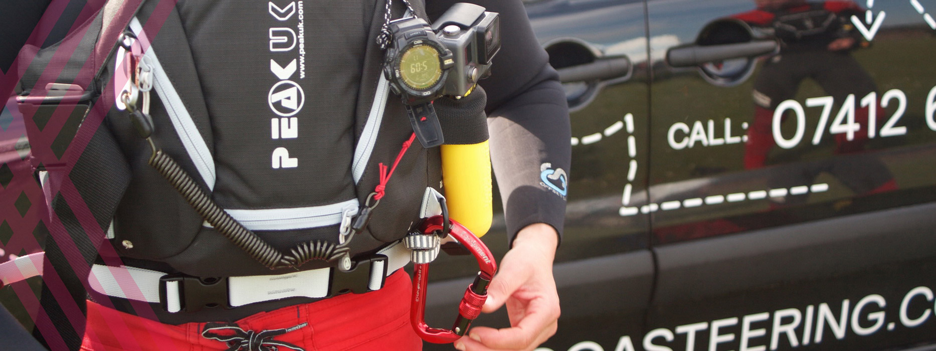 We have the safest equipment for coasteering at Croyde